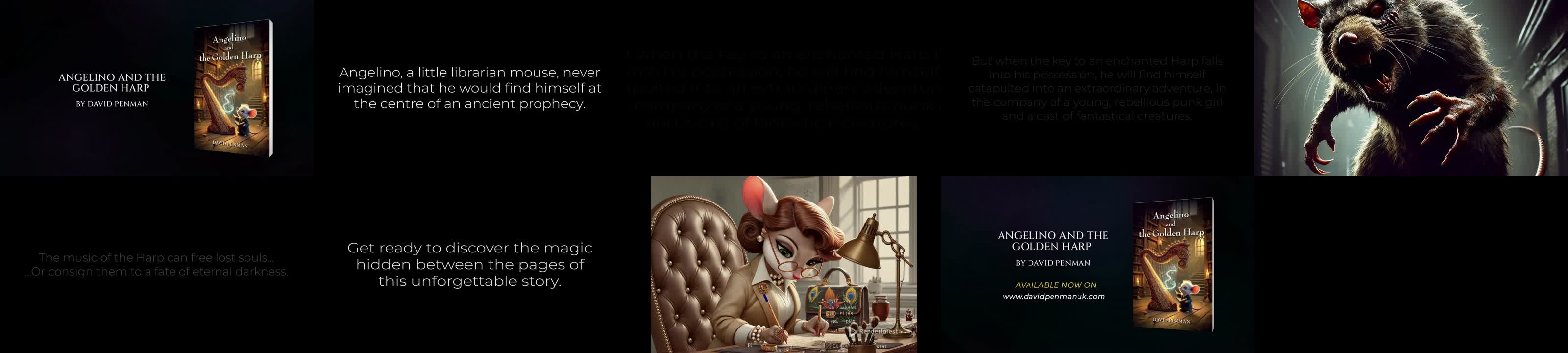 Angelino and the Golden Harp book trailer